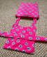 Fidget Fix Trolley Seat Support  - Pink Floral